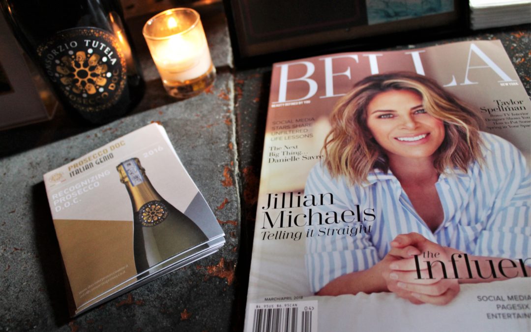 Prosecco DOC Celebrates with BELLA Magazine and Latest Cover Star Jillian Michaels!